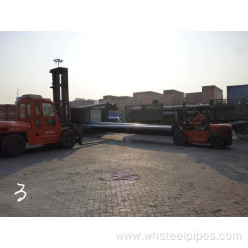 3PE Coated Ssaw Steel Pipe/ Spiral Welded